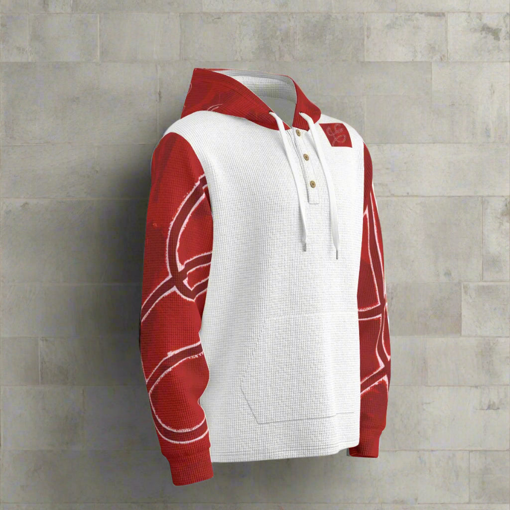 All-Over Print Men's Half  Button Hoodie image 5