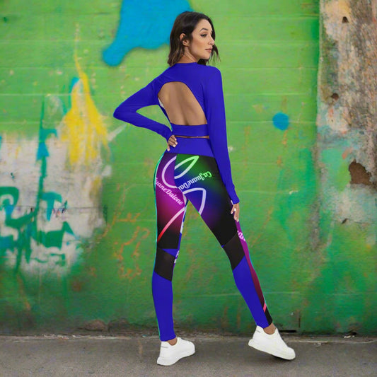 CaJuaneDaione Sport Set With Backless Top And Leggings