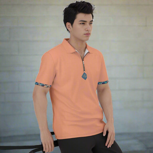 CaJuaneDaione Polo Shirt with  Zipper