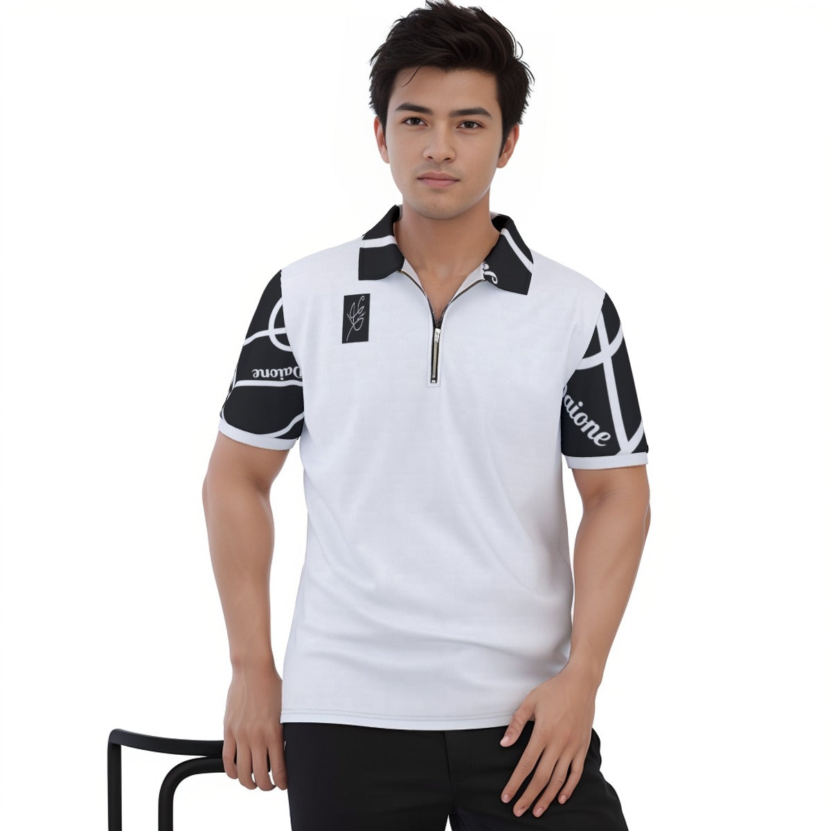 CaJuaneDaione Polo Shirt with Zipper