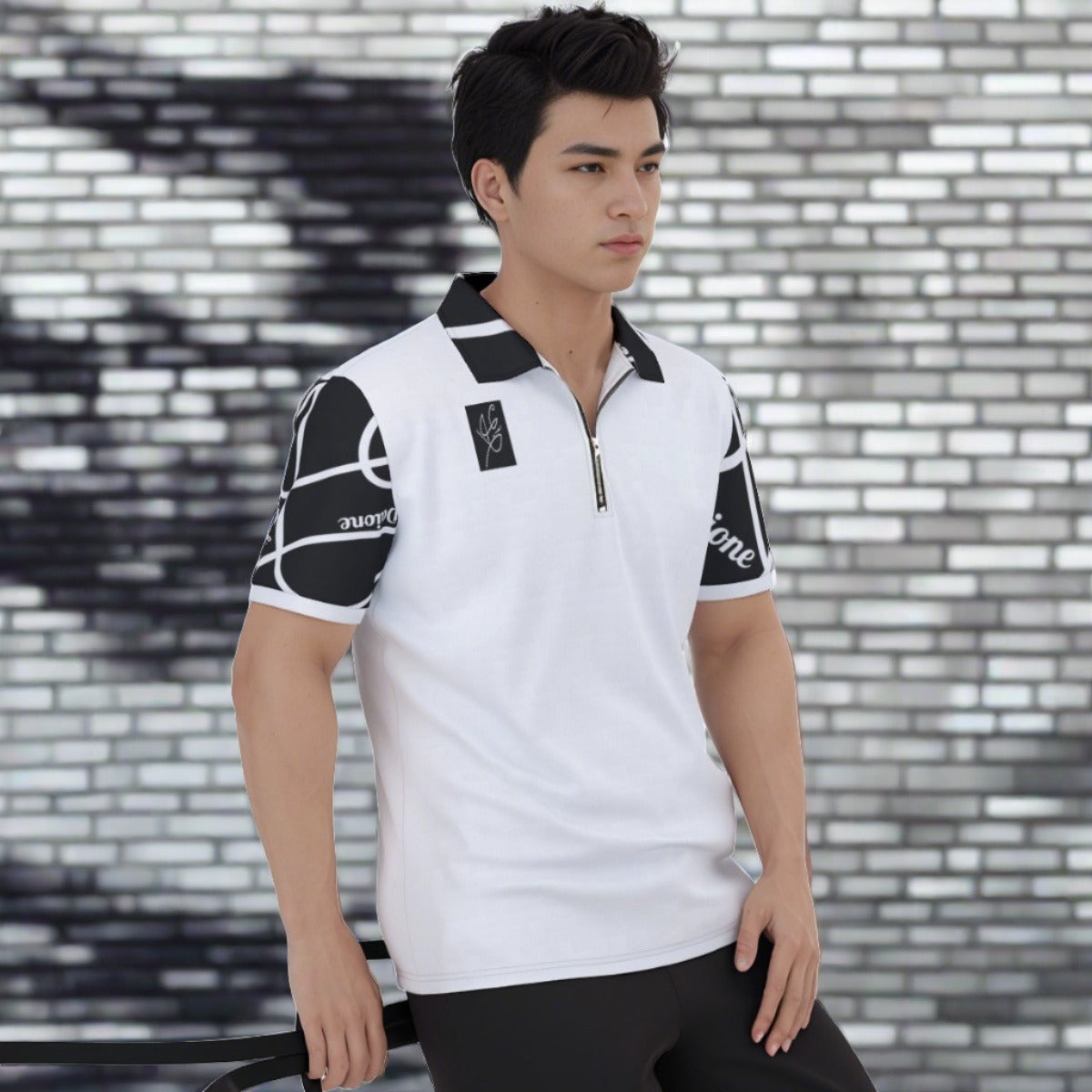 CaJuaneDaione Polo Shirt with Zipper