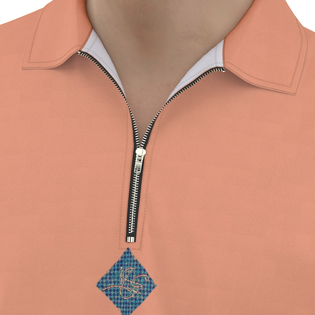 CaJuaneDaione Polo Shirt with  Zipper