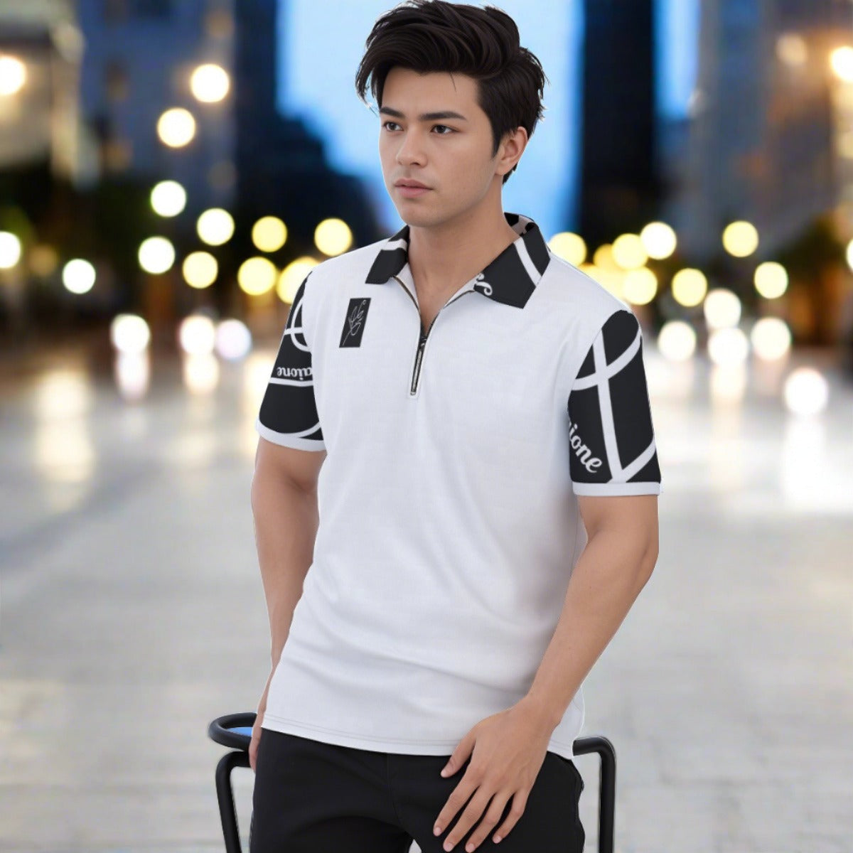 CaJuaneDaione Polo Shirt with Zipper