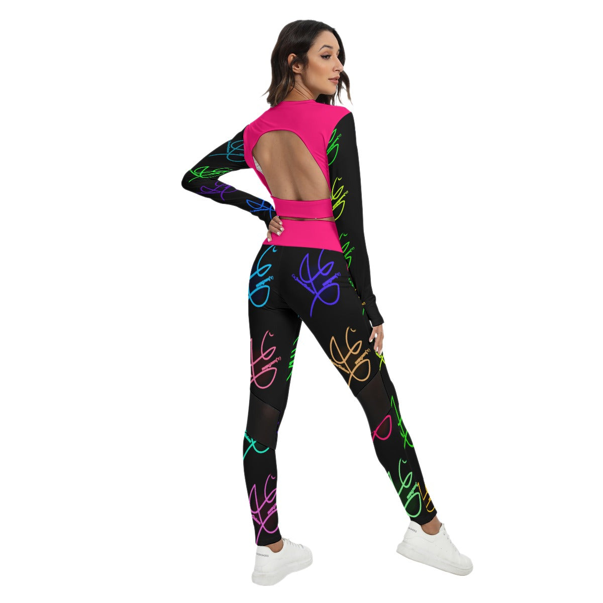 CaJuaneDaione Sport Set With Backless Top And Leggings