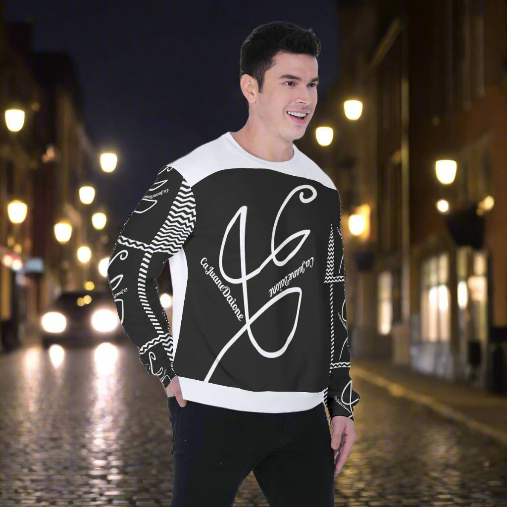 All-Over Print Men's Heavy Fleece Sweatshirt image 1