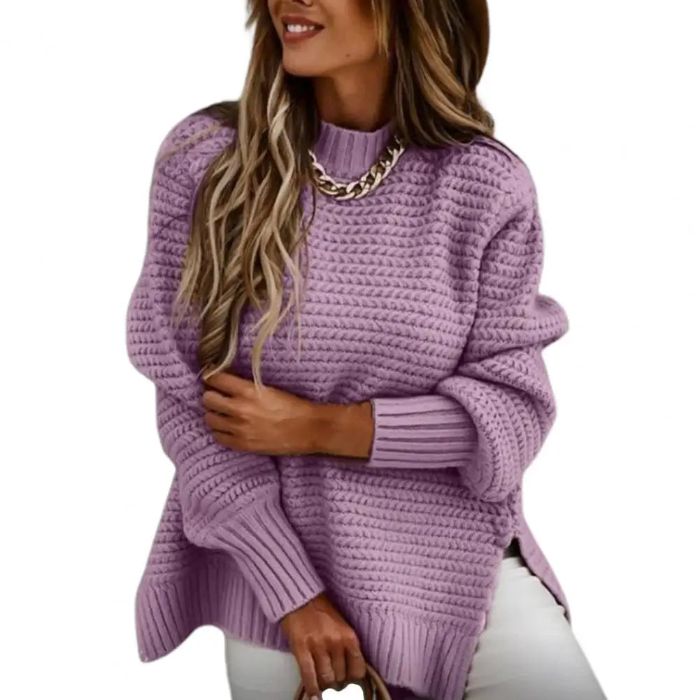 High Collar Thick Knitting Sweater