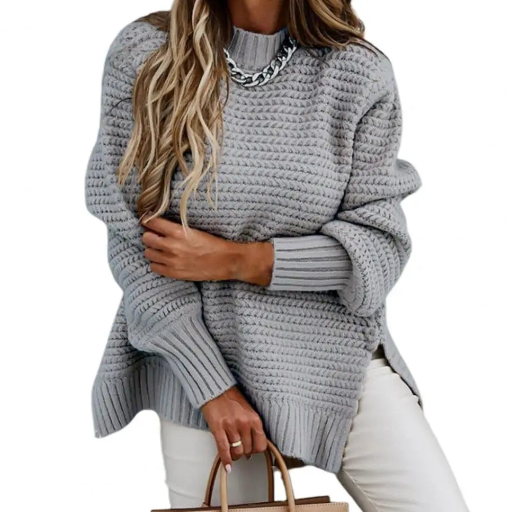 High Collar Thick Knitting Sweater