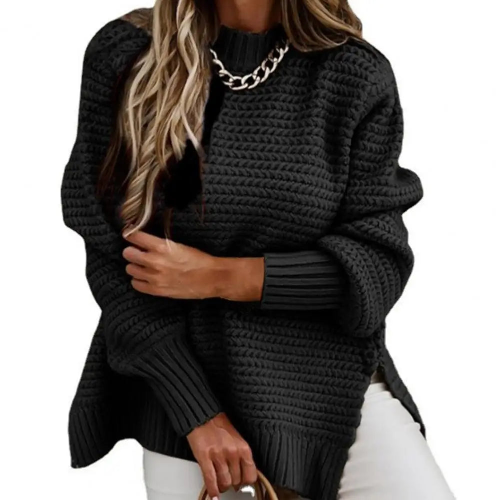 High Collar Thick Knitting Sweater