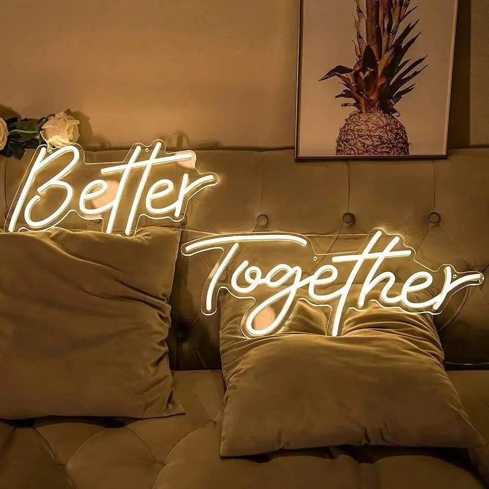 Custom LED Neon Sign (8 PHRASES)