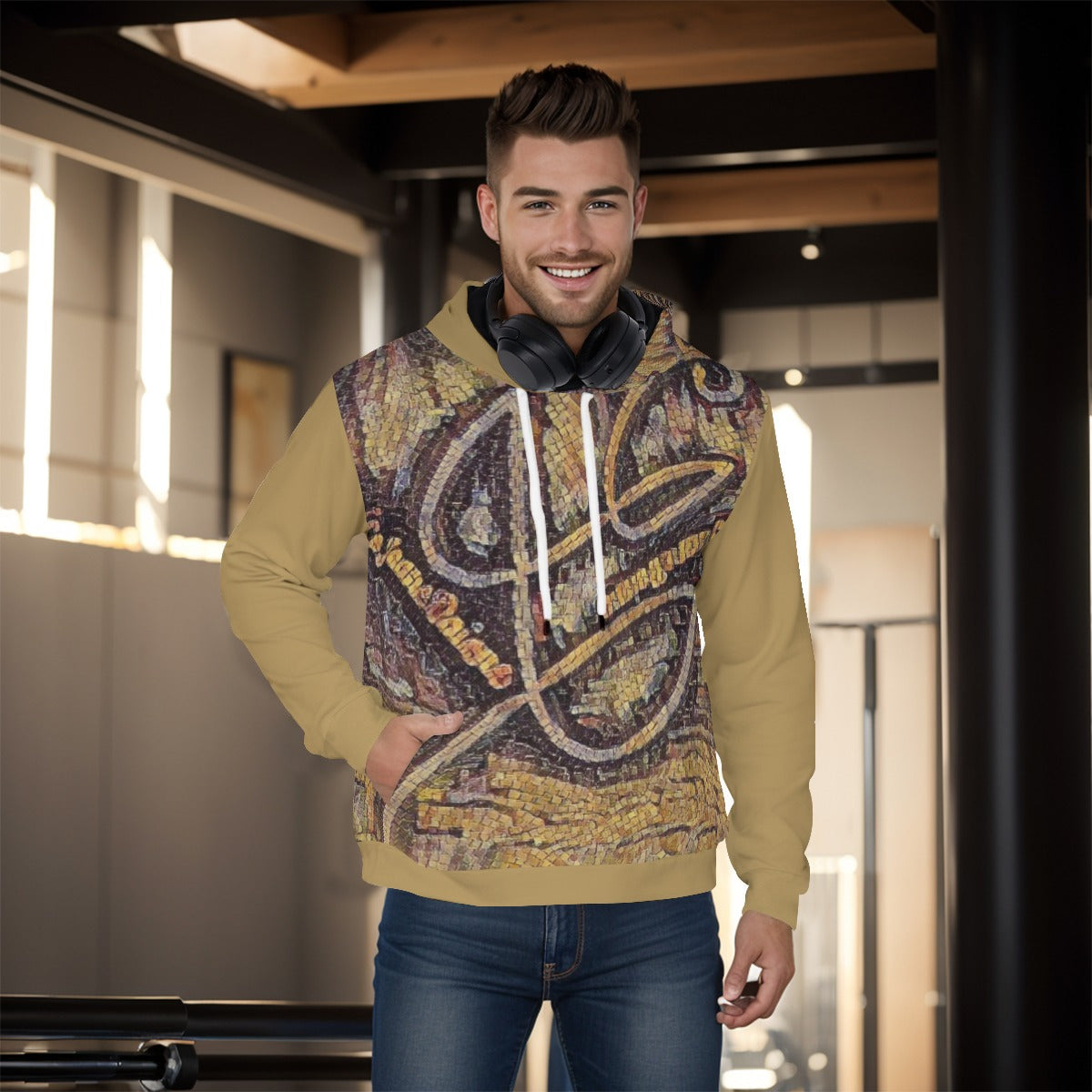 All-Over Print Men's Pullover Hoodie image 3