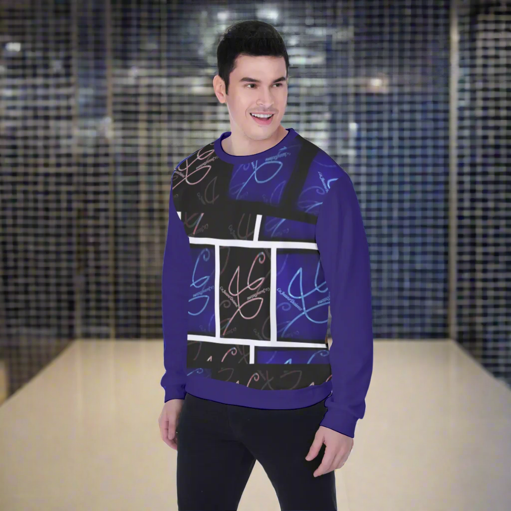 All-Over Print Men's Heavy Fleece Sweatshirt image 2