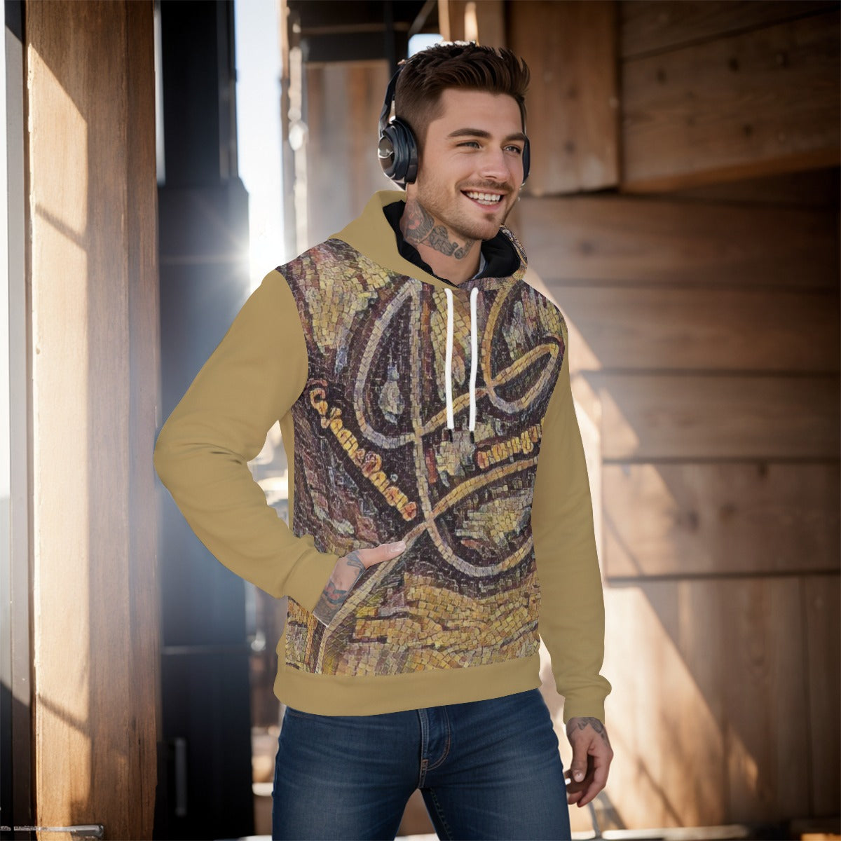 All-Over Print Men's Pullover Hoodie image 2