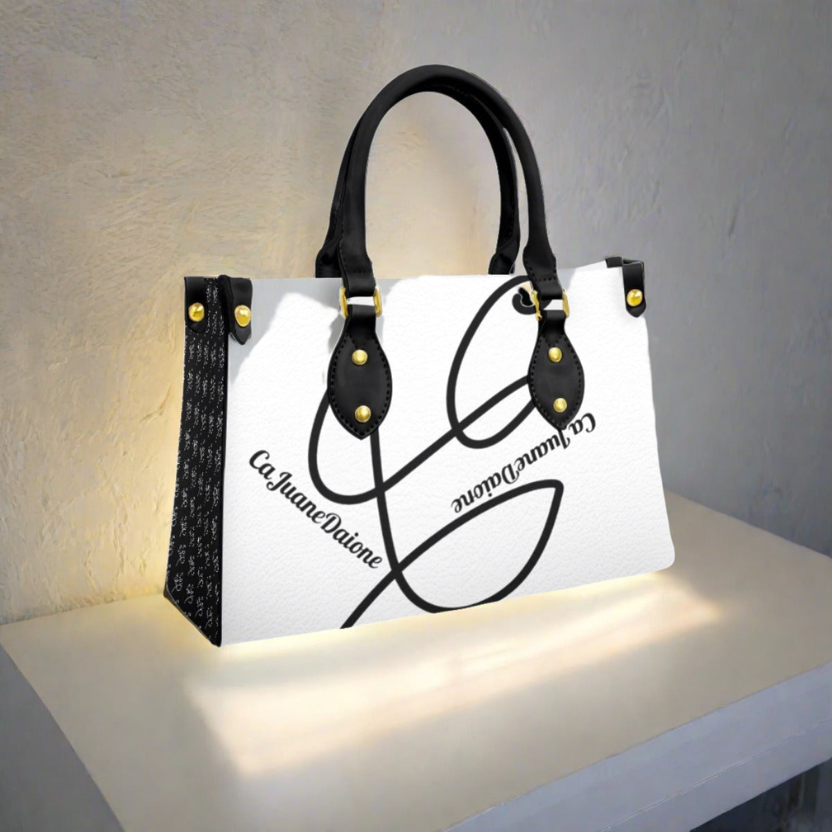 CaJuaneDaione Tote Bag With Black Handle