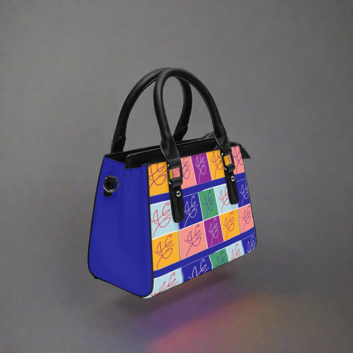 CaJuaneDaione CajunBlue Color Cluster Handbag