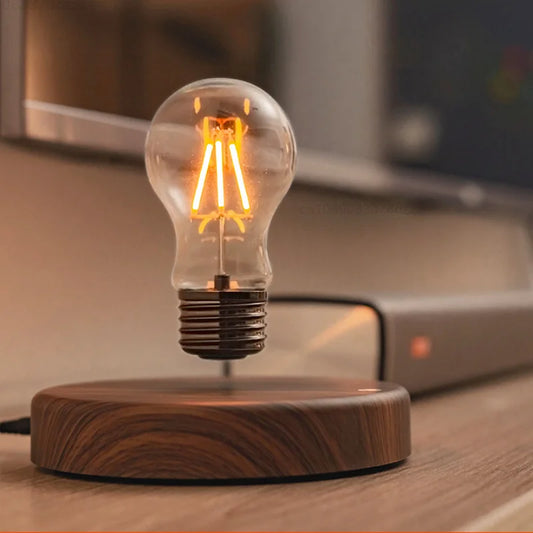 Levitating Light Bulb: Retro Vintage Smart Home Decor